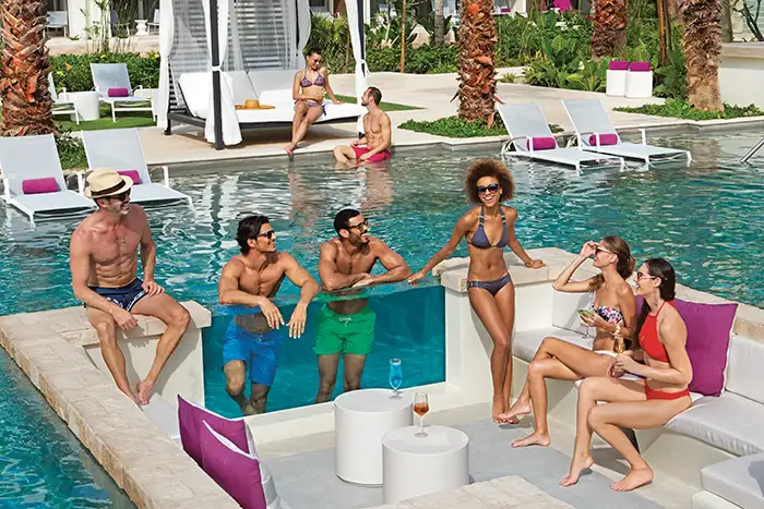 A group of friends at Breathless