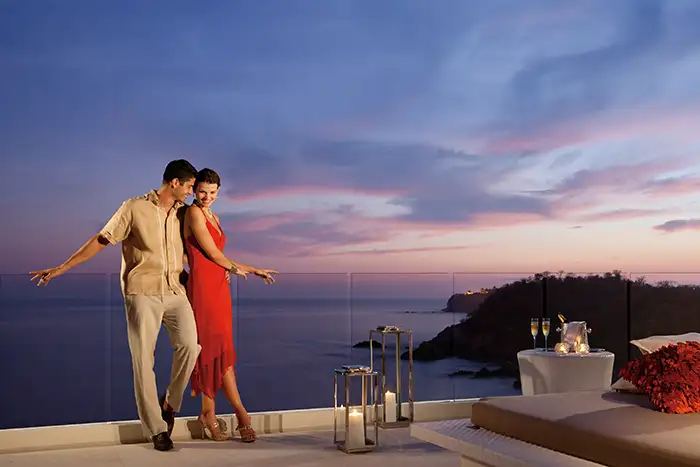 A romantic night at Secrets