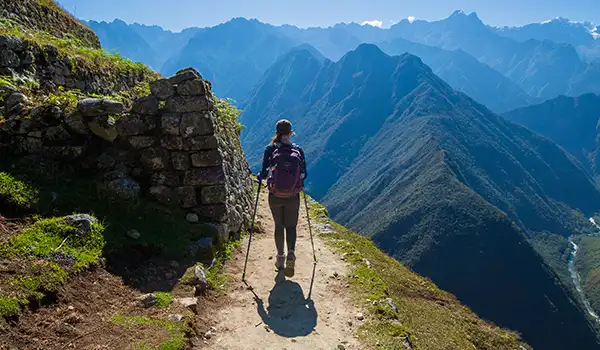 Woman on the Inca Trail