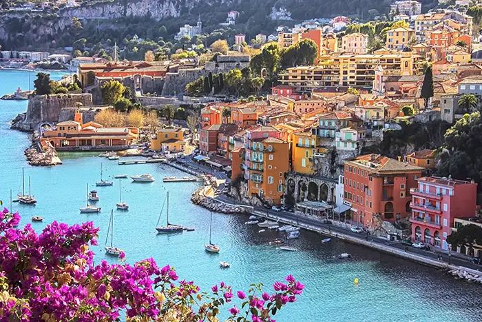 Coastline Beach of Nice, France