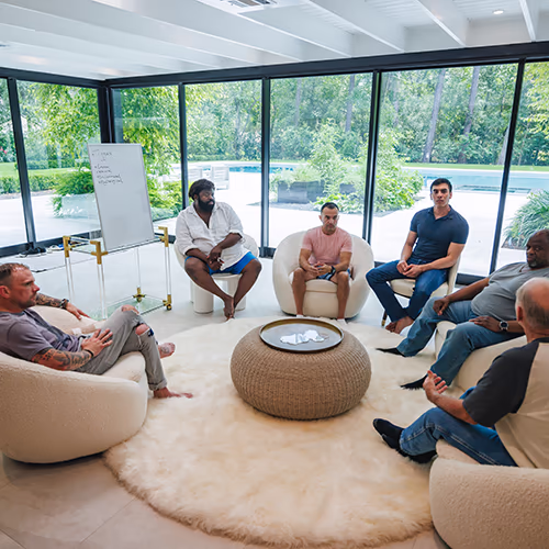 Offsite strategy meeting with company leadership