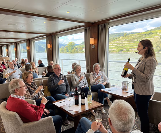 Wine Education on a River Cruise