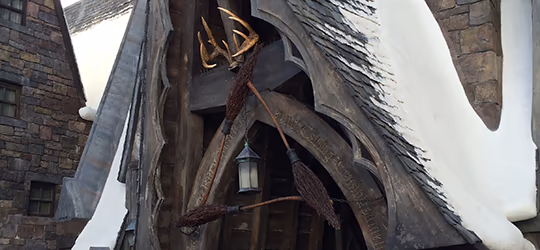 Scene from Harry Potter area of Universal Studios